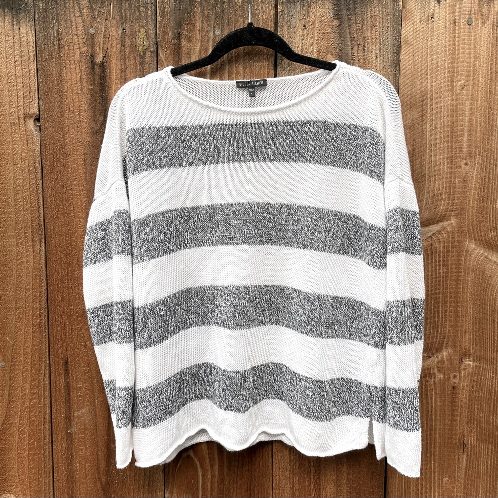 Eileen Fisher organic linen sweater S